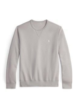 Ralph Lauren Heren Sweater met logoborduring in de kleur Soft Grey C1730 / Lichtgrijs