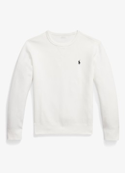 Ralph Lauren Heren Sweater met logoborduring in de kleur White / Wit
