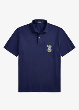 Ralph Lauren Heren Classic fit polo met embleem in de kleur Dark Cobalt / Donkerblauw
