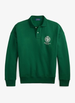 Ralph Lauren Heren Sweater met polokraag en logo in de kleur New Forest-2Z8D