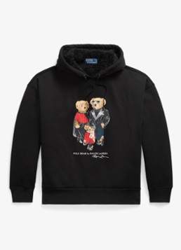 Ralph Lauren Heren Hoodie met logoprint in de kleur Polo Black / Zwart