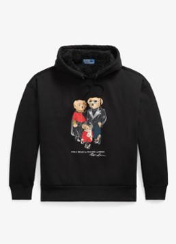 Ralph Lauren Heren Hoodie met logoprint in de kleur Polo Black / Zwart