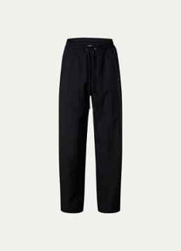 Off-White Heren Glossy arrow wide fit broek met steekzakken in de kleur Zwart, maat: L