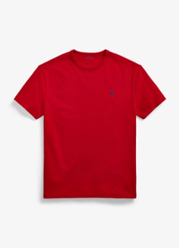 Ralph Lauren Heren T-shirt van jersey met logoborduring in de kleur RL 2000 Red / Rood