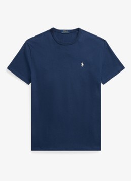 Ralph Lauren Heren Classic fit T-shirt met ronde hals in de kleur Cruise Navy / Donkerblauw