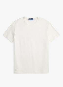 Ralph Lauren Heren T-shirt met ronde hals in de kleur White / Wit