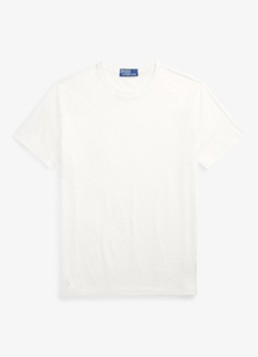 Ralph Lauren Heren T-shirt met ronde hals in de kleur White / Wit