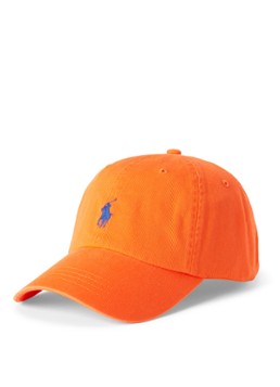 Ralph Lauren Heren Pet met logoborduring in de kleur Sailing Orange / Oranje