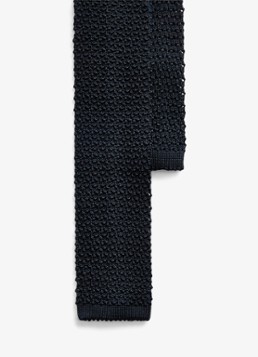 Ralph Lauren Heren Gebreide stropdas van zijde in de kleur Navy