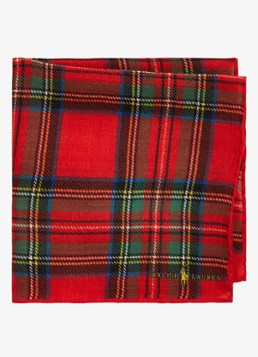Ralph Lauren Pochet van wol 35 x 35 cm Rood - Deal