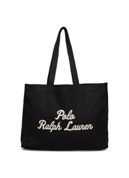 Ralph Lauren Heren Shopper met logoborduring in de kleur Zwart
