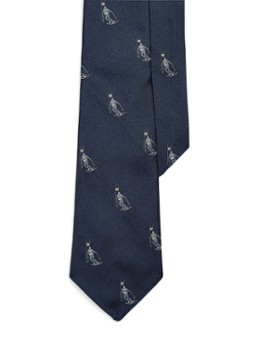Ralph Lauren Heren Stropdas van zijde in de kleur Donkerblauw
