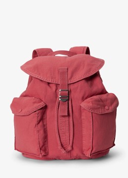 Ralph Lauren Heren Rugzak van canvas in de kleur Adirondack Berry-2YGY