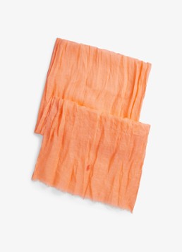 Ralph Lauren Heren Sjaal van linnen in de kleur Poppy / Oranje