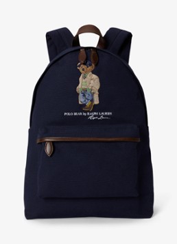 Ralph Lauren Heren Rugzak met logoprint in de kleur Donkerblauw