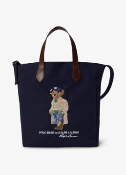 Ralph Lauren Heren Shopper met logoprint in de kleur Donkerblauw