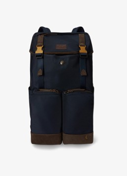 Ralph Lauren Heren Rugzak met suède details in de kleur Newport Navy/Brown / Donkerblauw