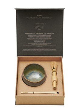 ASA Matcha serviesset in geschenkdoos 3-delig Blauw - Deal