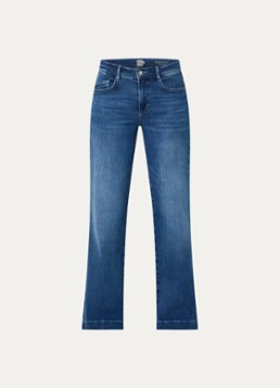 BRAX Dames Maine high waist flared jeans met steekzakken in de kleur Lichtblauw