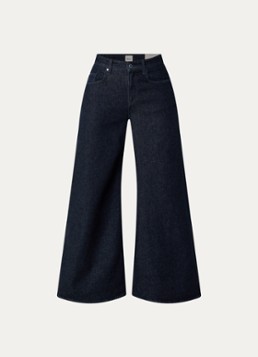 BRAX Dames March high waist wide leg jeans met steekzakken in de kleur Indigo