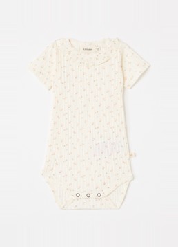 Lil 'Atelier Meisjes NBFHulla Hua romper van katoen in de kleur Gebroken wit, maat: 80