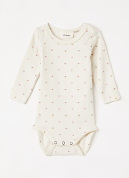 Lil 'Atelier Meisjes NBFlalo tig romper in katoenblend in de kleur Ivoor, maat: 86