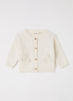 Lil 'Atelier Jongens NBFDola grofgebreide blouse in de kleur Beige, maat: 80