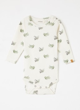 Lil 'Atelier Meisjes NBMLayo romper met print in de kleur Beige, maat: 56