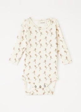 Lil 'Atelier Meisjes NBFGayo Sig romper met bloemenprint in de kleur Ivoor, maat: 68