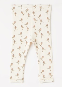 Lil 'Atelier Meisjes NBFGayo slim fit legging met print in de kleur Ivoor, maat: 62