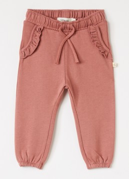 Lil 'Atelier Meisjes NBFKilano tapered fit joggingbroek in de kleur Koraal, maat: 62
