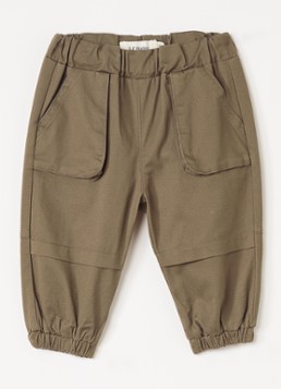 Lil 'Atelier Jongens NBMNage tapered fit cargobroek met steekzakken in de kleur Bruin, maat: 62