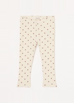 Lil 'Atelier Meisjes NBNLago legging met print in de kleur Creme, maat: 56