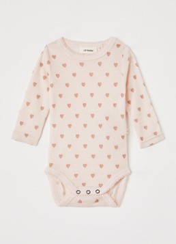 Lil 'Atelier Meisjes NBFNoel Nia romper van merino wol in de kleur Lichtroze, maat: 68