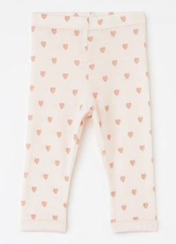 Lil 'Atelier Meisjes NBFNoel Nia legging van merinowol in de kleur Beige, maat: 62