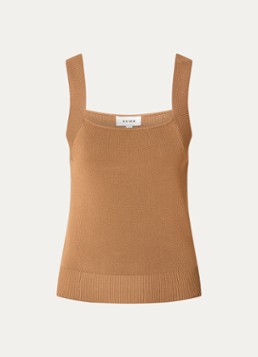 Aaiko Dames Zena top met stretch in de kleur Bruin