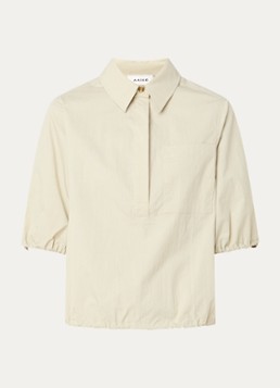 Aaiko Dames Lydia tuniek met borstzak in de kleur Khaki