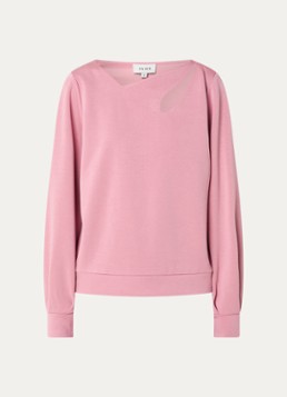 Aaiko Dames Evelyn sweater met cut-out detail in de kleur Zalmroze