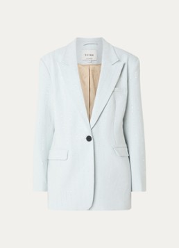 Aaiko Dames Kendal blazer met glitter en klepzakken in de kleur Lichtblauw