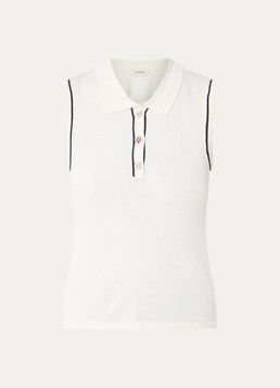 Aaiko Dames Lara top met kraag in de kleur Beige