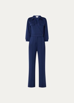 Aaiko Dames Vion jumpsuit met steekzakken in de kleur Donkerblauw