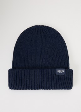 Barts Meisjes Makalyn muts van wol in de kleur Donkerblauw, maat: 47-50