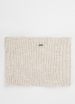 Barts Meisjes Shae Big grofgebreide colsjaal in de kleur Vanillegeel, maat: One Size