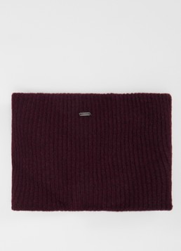 Barts Meisjes Shae Big grofgebreide colsjaal in de kleur Aubergine, maat: One Size