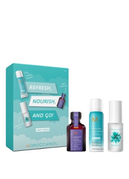 Moroccanoil Refresh, Nourish & Go Kit Light Tones - verzorgingsset 1MAAT Cadeausets - Deal