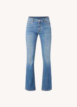 Zadig&Voltaire Dames Eclipse low waist flared jeans met stretch in de kleur Indigo