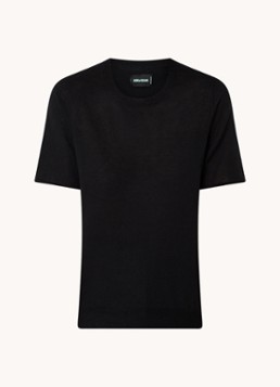 Zadig&Voltaire Dames Ida fijngebreide top van kasjmier in de kleur Zwart
