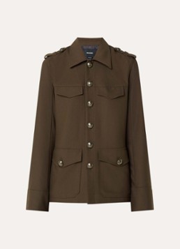 Zadig&Voltaire Dames Jack met klepzakken in de kleur Bronsgroen