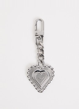 Zadig&Voltaire Dames Santa Fe Crush sleutelhanger met logo in de kleur Zilver