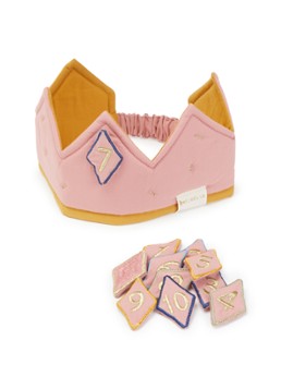 Fabelab Meisjes Celebration Crown Baby hoed met applicatie